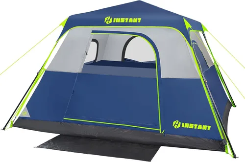 Miniatura 12 de 4/6/8/10 Person Instant Tent, Waterproof Pop Up Tents for Camping with Rainfly, 60 Seconds Easy Setup, Automatic Cabin Tent for Family Camping with