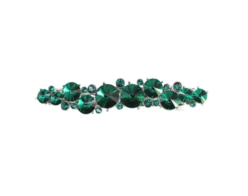 Miniatura 13 de Faship AB Premium Rhinestone Crystal Floral Pequeño Pasador De Pelo Clip