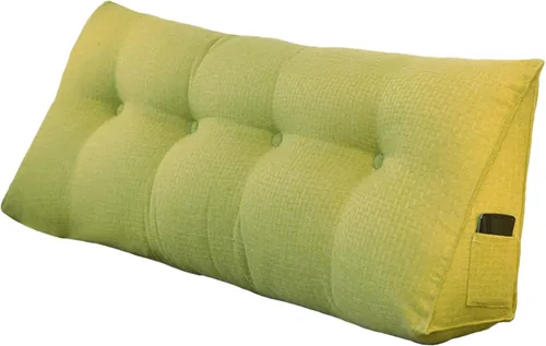 Miniatura 10 de Almohada triangular de cuña tamaño Queen, almohadas de lectura para sentarse en la cama, sofá, cojín de soporte de espalda, almohadas lumbares