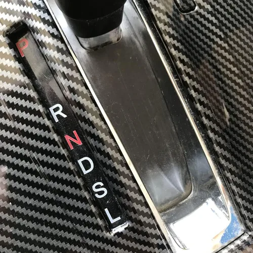 Miniatura 2 de ruihe Patrón de fibra de carbono para palanca de cambios de coche, panel de consola, cubierta de marco compatible con Honda Accord 2013 2014 2015