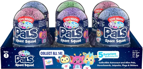 Miniatura 5 de Educational Insights Playfoam Pals Space Squad - Paquete de 6, juguete sensorial para niños y niñas, a partir de 3 años