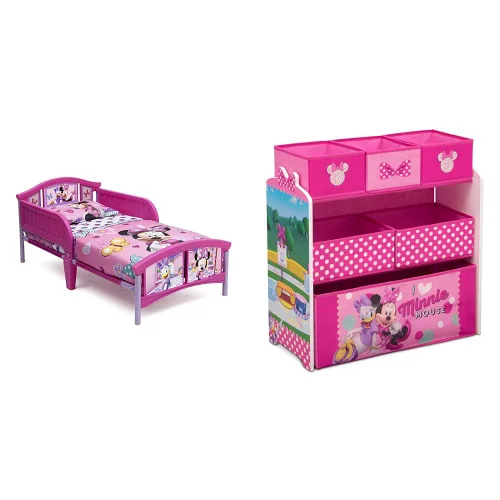 Miniatura 7 de Delta Children Cama de plástico para niños pequeños, Minnie Mouse de Disney