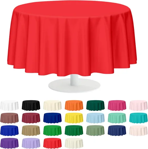 Miniatura 42 de Mulbozy 2 piezas de mantel de plástico negro para mesa rectangular, 54 × 108 pulgadas, fundas desechables de mesa para fiestas negras