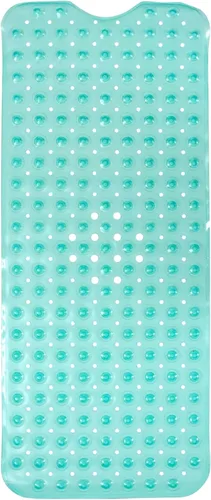 Miniatura 35 de ENKOSI Tapete de baño antideslizante, extra largo de 40 x 16 pulgadas, tapete antideslizante grande para bañera y ducha con ventosas y agujeros
