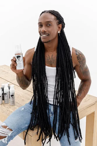 Miniatura 9 de Avenue Man Volume Lift Mousse – Espuma para el cabello de 5.07 onzas con aceite de argán, proteína de seda y vitamina E para mayor fuerza, grosor