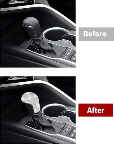 Miniatura 2 de CONGCONG Cubierta interior para Toyota Camry Gear Shift Bling Crystal Brillante Accesorio Compatible con Toyota Camry 2018-2023 Carola 2020-2023