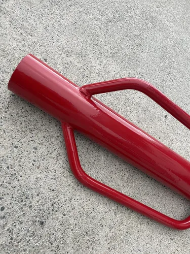 Miniatura 3 de Sandbaggy Varilla manual de 15.5 libras Rojo Poste T y U Post Driver Pounder 30% más pesado que la competencia Se adapta a postes de hasta