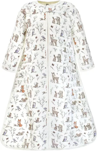 Miniatura 16 de Hudson Baby Saco de dormir unisex de muselina de manga larga para bebé, manta portátil, saco de dormir color fantasía (Modern Safari)