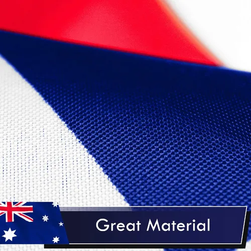 Miniatura 4 de G128 Bandera de Australia, 3 x 5 pies, serie LiteWeave, impresa en poliéster 100D, bandera de país, colores vibrantes, ojales de latón