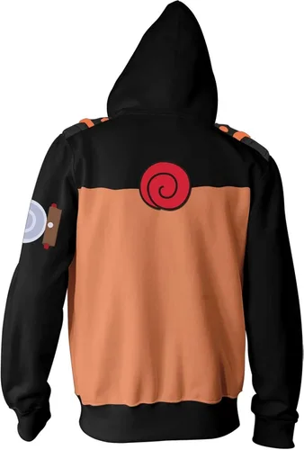 Miniatura 3 de Ripple Junction Naruto Shippuden - Sudadera con capucha para hombre, estilo militar
