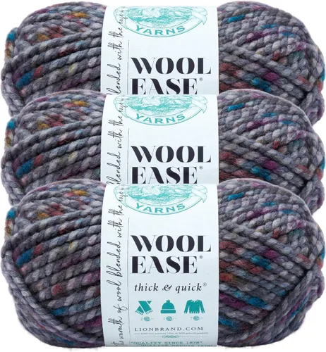 Miniatura 106 de Lion Brand Yarn - Ovillo de lana Wool-Ease Thick & Quick color fuerza aérea