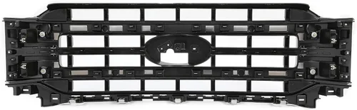 Miniatura 6 de KUAFU Parrilla para parachoques delantero compatible con Ford F150 2021-2023 Sport Lariat, reemplazo para ML3Z-8200-FA, cromo plateado+negro