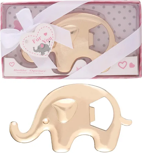 Miniatura 10 de Juego de 24 abrebotellas de elefante, recuerdo de fiesta de baby shower, para invitados, abrebotellas en forma de elefante, regalos de baby shower