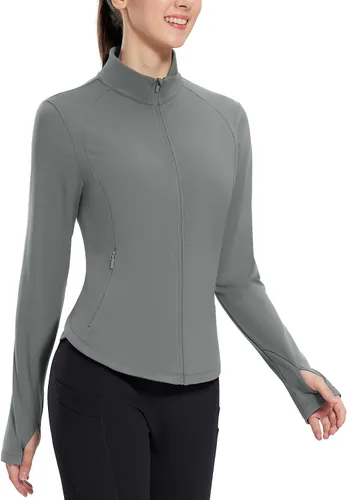 Miniatura 6 de baleaf Chaqueta de Running de Forro Polar para Mujer Resistente al Agua con Cremallera Completa Equipo para Clima Frío Invernal Chaquetas Térmicas