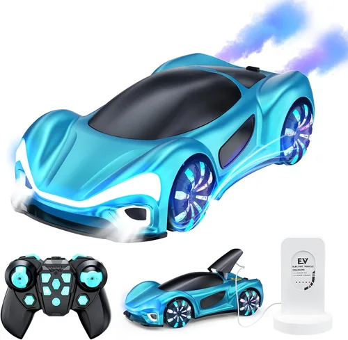 Miniatura 8 de Auto a Control Remoto, Autos RC Juguetes para Niños de 4, 5, 6, 7, 8, 9, 10, 11, 12 años, 2.4GHz, rotación de 360°, autos RC con luces geniales
