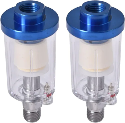 Miniatura 6 de Separador de agua de aceite Filtro de pistola de pintura de reemplazo del secador de aire para la línea de aire Compresor Fitting 1/4 in NPT 90 Psi