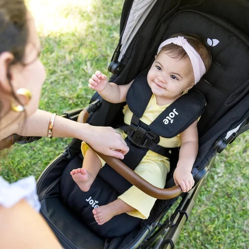Miniatura 7 de Joie Ginger 4 en 1 convertible Pramette y cochecito, asiento ajustable en altura, suspensión en todas las ruedas, almacenamiento extra – para recién