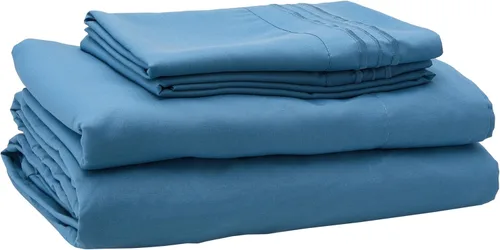 Miniatura 69 de Juego de sábanas de 1800 hilos – Sábanas de microfibra cepillada suave de calidad egipcia – Juego de ropa de cama de lujo con sábana encimera