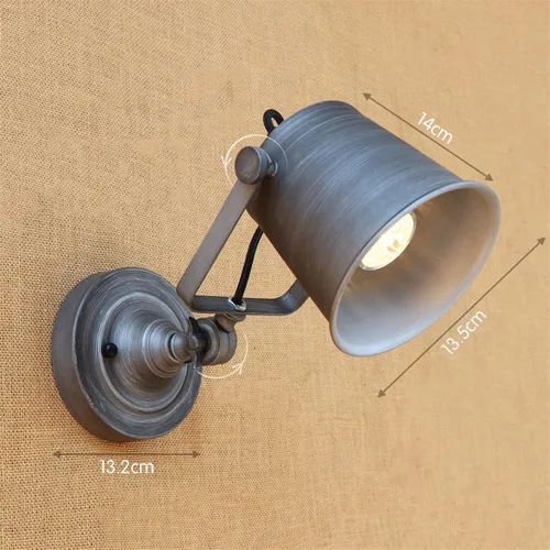 Miniatura 7 de Led Wall Lights Indoor Retro Loft E27 Bulb Lamp Wall Lamp Bedroom Up Down Industrial Wall Sconce Lamparas Decoration Lighting Fixture
