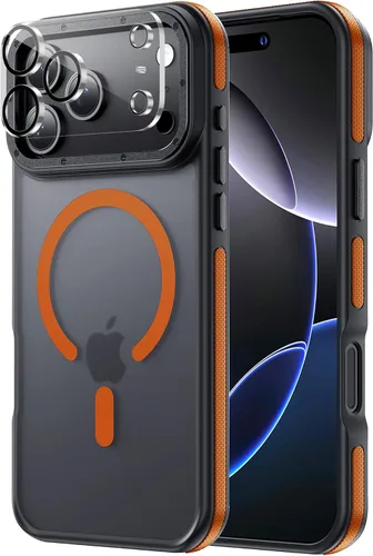Miniatura 50 de Tigowos Magnetic Guardian - Funda diseñada para iPhone 11 Pro [probada en caídas de grado de 10 pies y compatible con MagSafe] Funda delgada Negro