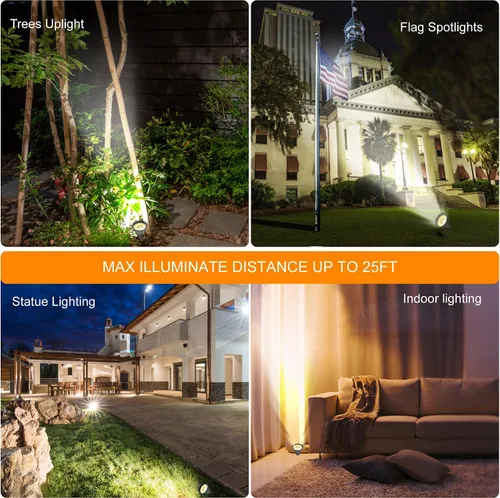 Miniatura 5 de SUNLONG Focos Solares para Exteriores Impermeables Brillantes Luces Solares de Pared LED Luz de Seguridad de Inundación Solar para Bandera Patio