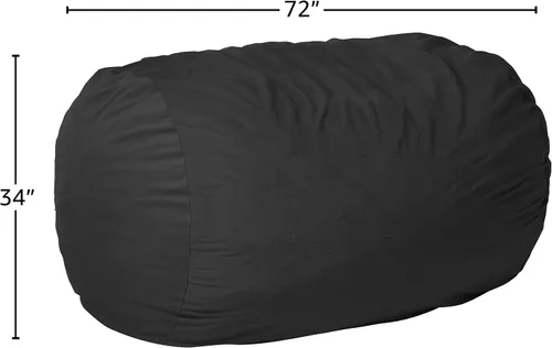 Miniatura 3 de Chill Sack Funda para silla puf, 6 pies, guijarro - gris oscuro Guijarro - Gris oscuro - Solo funda