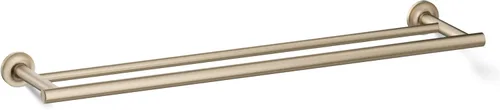 Miniatura 13 de Kohler 14375-2MB Purist® - Toallero doble de 24 pulgadas, latón cepillado vibrante