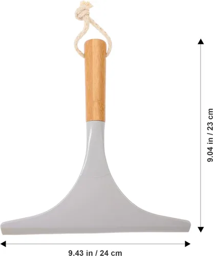 Miniatura 2 de GLEAVI Escobilla de ducha doméstica para puertas de vidrio de baño, escobilla de ventana con mango ergonómico, ideal para limpieza de rayas