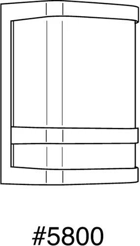 Miniatura 12 de Progress Lighting Valera LED Collection - Farol acrílico blanco mate con pantalla moderna para exteriores, pequeña pared, luz de bronce