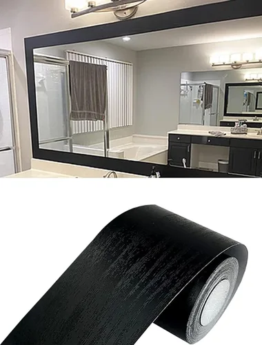Miniatura 13 de Teemall Adhesivo autoadhesivo de PVC impermeable con grano de madera de 32.8 ft, decoración de pared, azulejos de cocina, baño, papel tapiz adhesivo