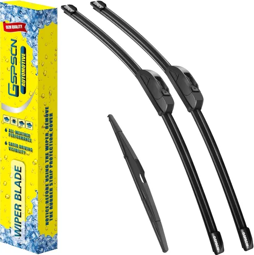 Miniatura 37 de GSPSCN 2 limpiaparabrisas de repuesto para Cooper R55, R56, R57, 2013, 2014, 2015, 19 + 18 pulgadas (juego de 2)