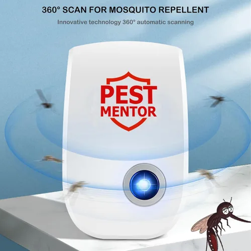 Miniatura 3 de Repelente ultrasónico de plagas, 10 unidades, dispositivo de control de plagas enchufable para interiores para repeler mosquitos, moscas, arañas