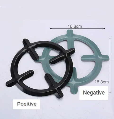 Miniatura 2 de Soporte antideslizante para estufa/soporte para ollas de moka/soporte para cafetera, rejilla de quemador de gas, rejilla de quemador de horno