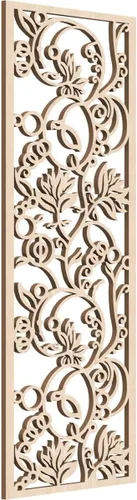 Miniatura 166 de 9 3/8"W x 24 3/8"H x 1/4"T Caspio Decorativos Paneles De Pared De Madera De Calado, Roble Rojo rojo (Red Oak)