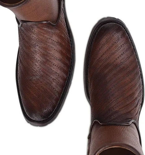 Miniatura 7 de Bota Cuadra para hombre en piel bovino con cremallera