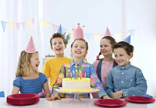 Miniatura 5 de Exquisitos platos de plástico color borgoña de Party Solids para fiesta, platos desechables de 9 pulgadas, color burdeos, resistentes, 100 piezas