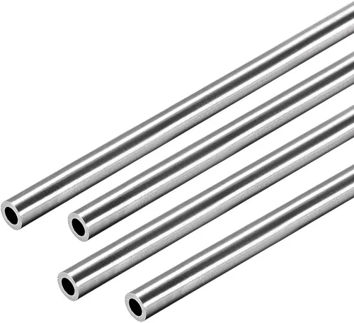 Miniatura 10 de uxcell Tubo redondo de acero inoxidable 304 0.079 in OD 0.012 in espesor de pared 9.843 in longitud tubo recto sin costura 4 piezas