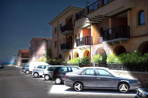 Miniatura 7 de Energía solar del anochecer al amanecer de aluminio negro al aire libre integrado LED AI-SSmart Sensing 1600 lúmenes CREE Area Path Luz