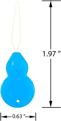 Miniatura 3 de Eketirry Enhebradores de agujas de plástico, 20 unidades de enhebrador de agujas de mano herramienta de costura para coser manualidades, tejer