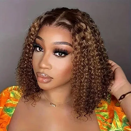 Miniatura 16 de Wear and Go Glueless Wigs Human Hair Pre Plucked Pre Cut 4x4 Lace Front Wigs for Black Women 180% Density Deep Wave Bob Wig Human Hair for Beginners