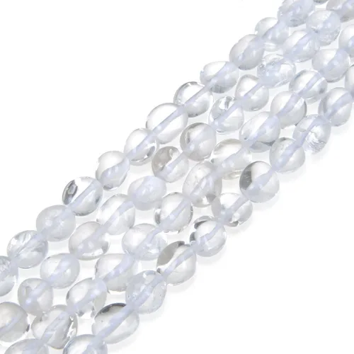 Miniatura 10 de Adabele GZ12-14 - Cuentas sueltas de cristal de amatista púrpura natural de 45 pulgadas de 0.276 in a 0.472 in, forma libre, piedra preciosa ovalada