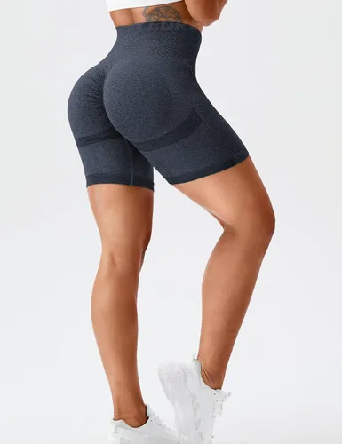 Miniatura 3 de YEOREO - Pantalones cortos de ciclismo para mujer sin costuras con cintura alta para entrenamiento yoga y gimnasio estilizan tu figura