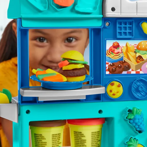 Miniatura 8 de Play-Doh - Juego de cocina de dos lados para chefs ajetreados de Kitchen Creations, juego de cocina para niños en edad preescolar, manualidades