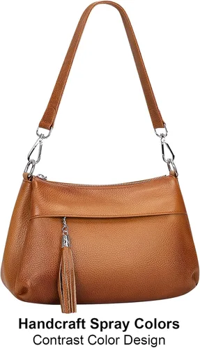Miniatura 2 de Over Earth Bolsos de cuero para mujer, bolso de hombro pequeño Hobo para mujer