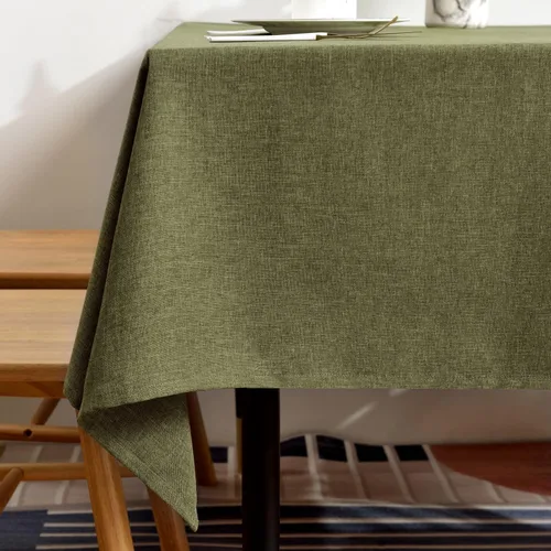 Miniatura 40 de BALCONY & FALCON Mantel Rectangular Estilo Jacquard Resistente al Agua Cubierta de Mesa para Comedor Cocina Café Fiestas y Uso al Aire Libre
