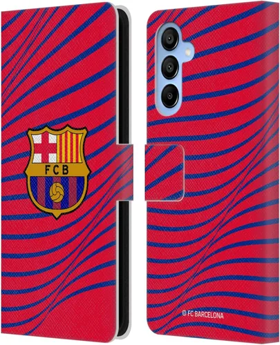 Miniatura 123 de Head Case Designs Funda de piel con licencia oficial del FC Barcelona Barca Crest Graphics para Samsung Galaxy A06 4G