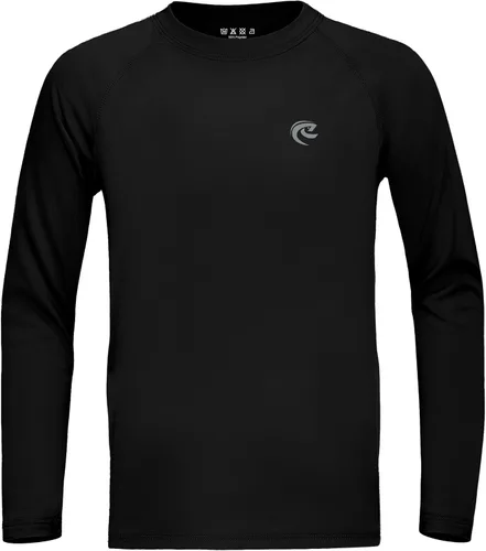 Miniatura 30 de Camiseta de natación de manga larga UPF 50+ para niños, paquete de 1 o 2 unidades de protección solar UV Rash Guard, camisetas de agua SPF
