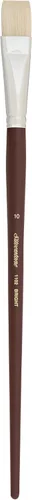Miniatura 10 de Silver Brush Limited 1903S6 Bristlon Filbert - Brocha para pinturas acrílicas y al óleo, tamaño 6, mango corto Filbert - Mango corto