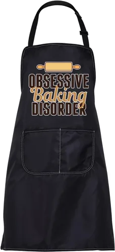 CMNIM Delantal para hornear panadero, regalos para hacer pan, trastorno obsesivo para hornear, divertido regalo de chef pastelero, delantal para