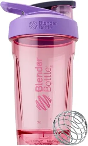 Miniatura 9 de BlenderBottle Strada Tritan - Botella mezcladora con tapa de bloqueo, 28 onzas, negra Negro